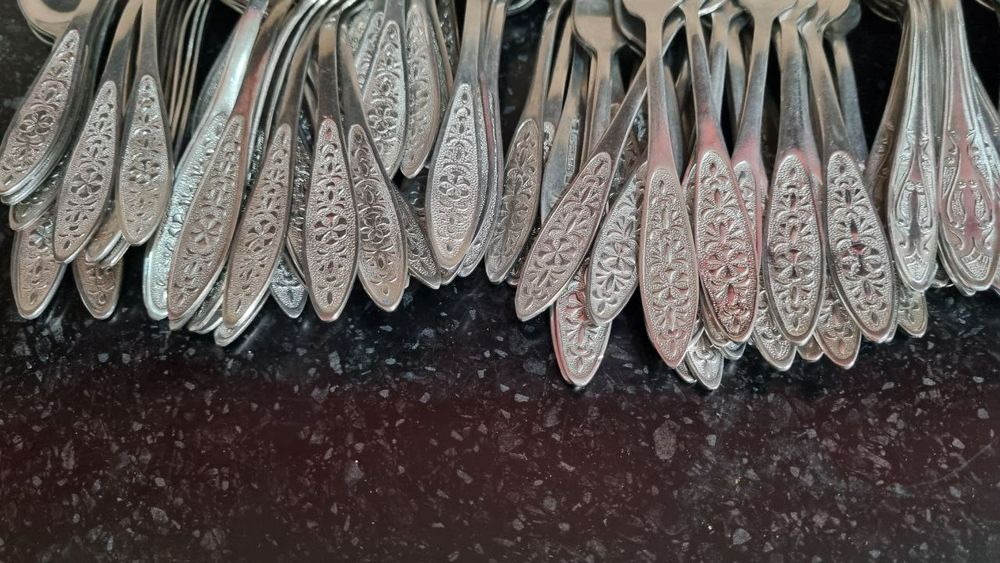 Чайные Ложки вилки Советский в Отличном состоянии из Нержавейки