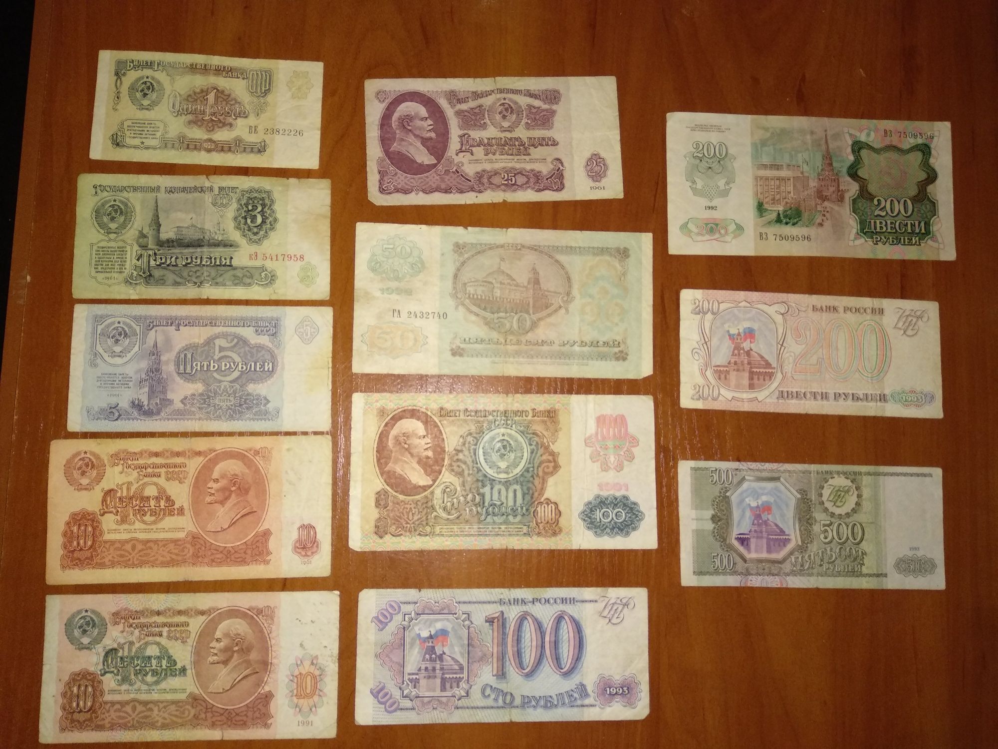 Банкноты коллекционные СССР