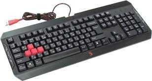 Клавиатура A4Tech Bloody Q100, Black, USB мембранная