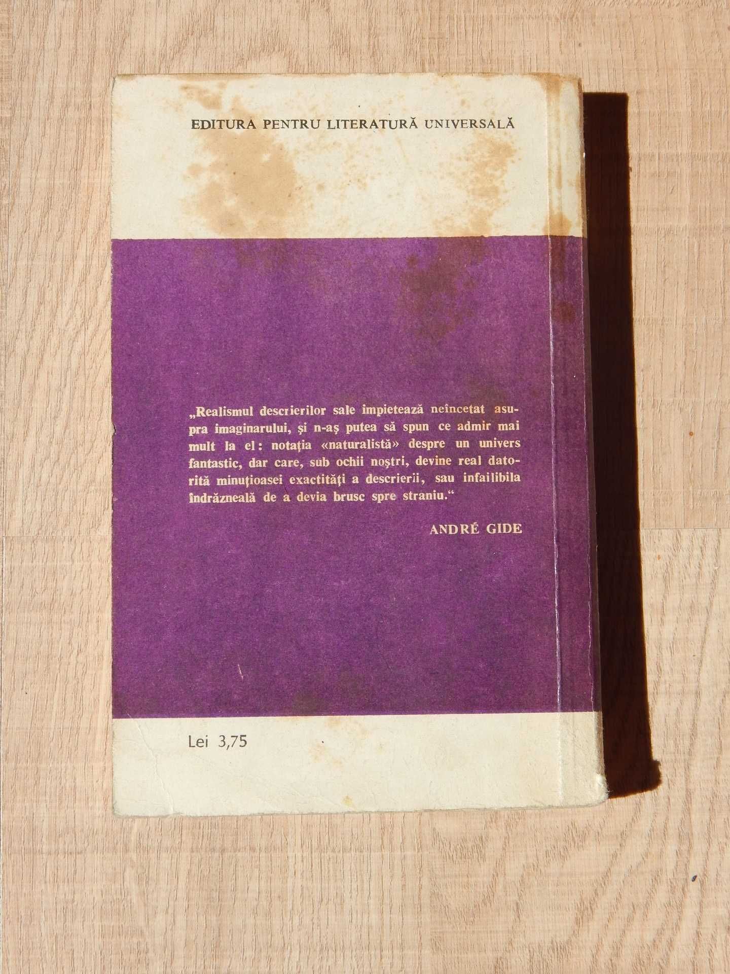 Verdictul Franz Kafka Colectia Meridiane Editura pt. Literatura 1969
