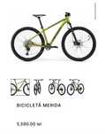 Bicicletă Merida MTB Hardtail - cadru aluminiu, roți 29” - ca nouă!