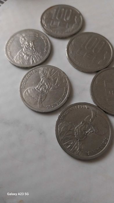 Moneda 100 lei din anul 1992,1993,1994,1995