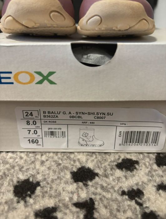 Ghete Geox de piele - mărimea 24