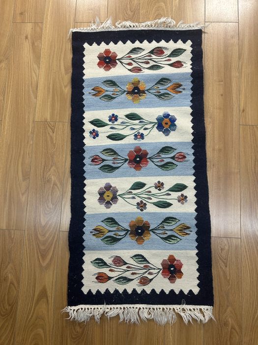 Covor romanesc model oltenesc lana tesut manual la razboi