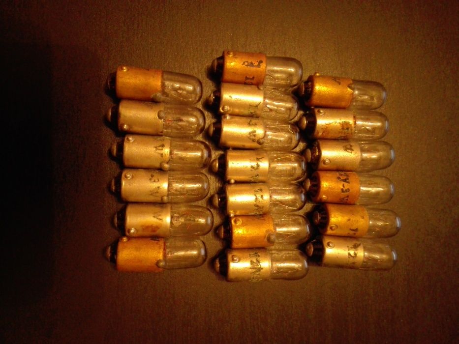 Becuri cu incandescență 12V, 3W, clare