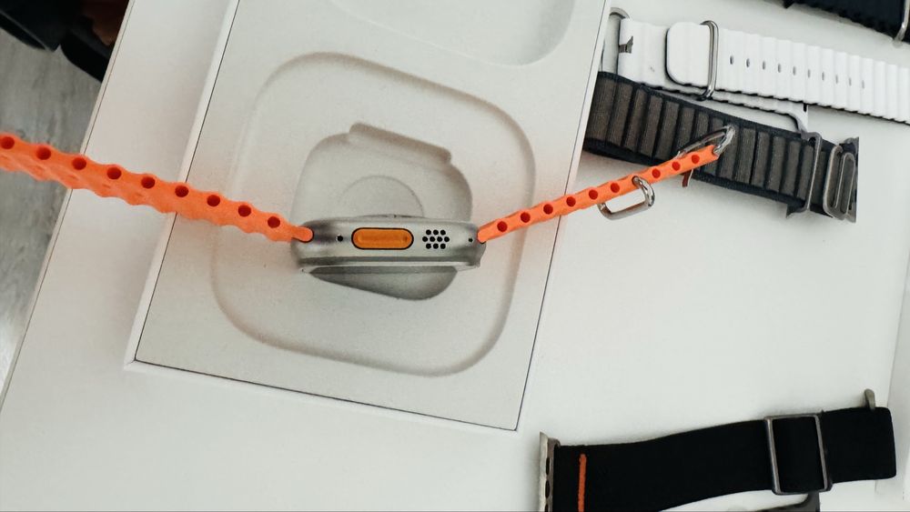 Apple Watch Ultra 1 GPS+ Cellular , 49mm, baterie 98%, cutie+accesorii