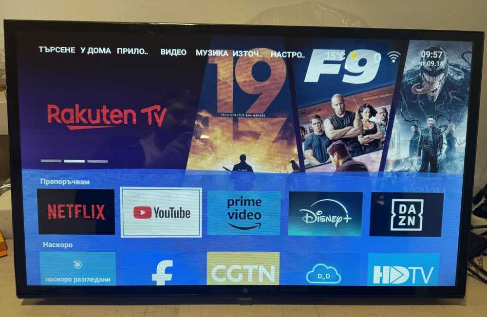 Телевизор A6 SMART Full HD – 32 и 43 инча с Android, Netflix и YouTube