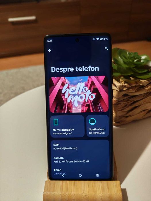 Motorola Edge 40 Dual SIM 8GB RAM 256GB 5G Green/Black Fullbox + Huse