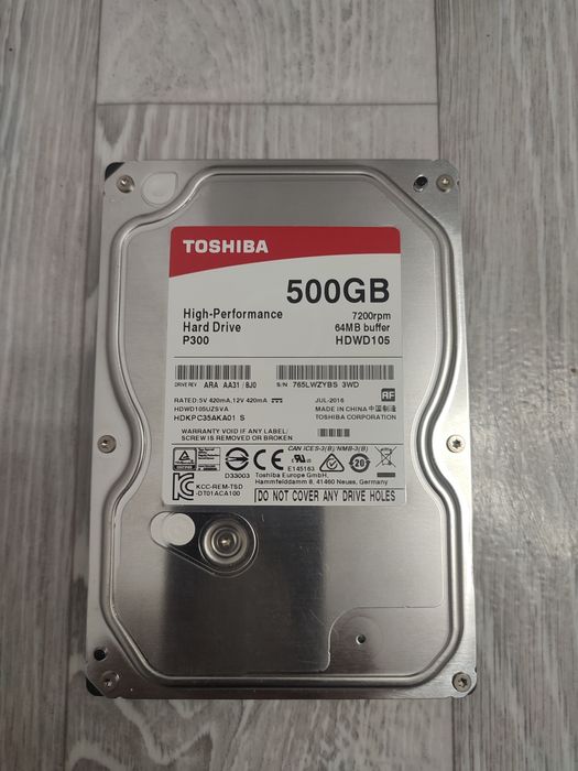 Жесткий диск тошиба