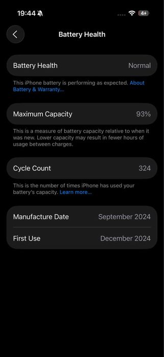 Iphone 16 pro , 128gb , White , full box , Garantie emag