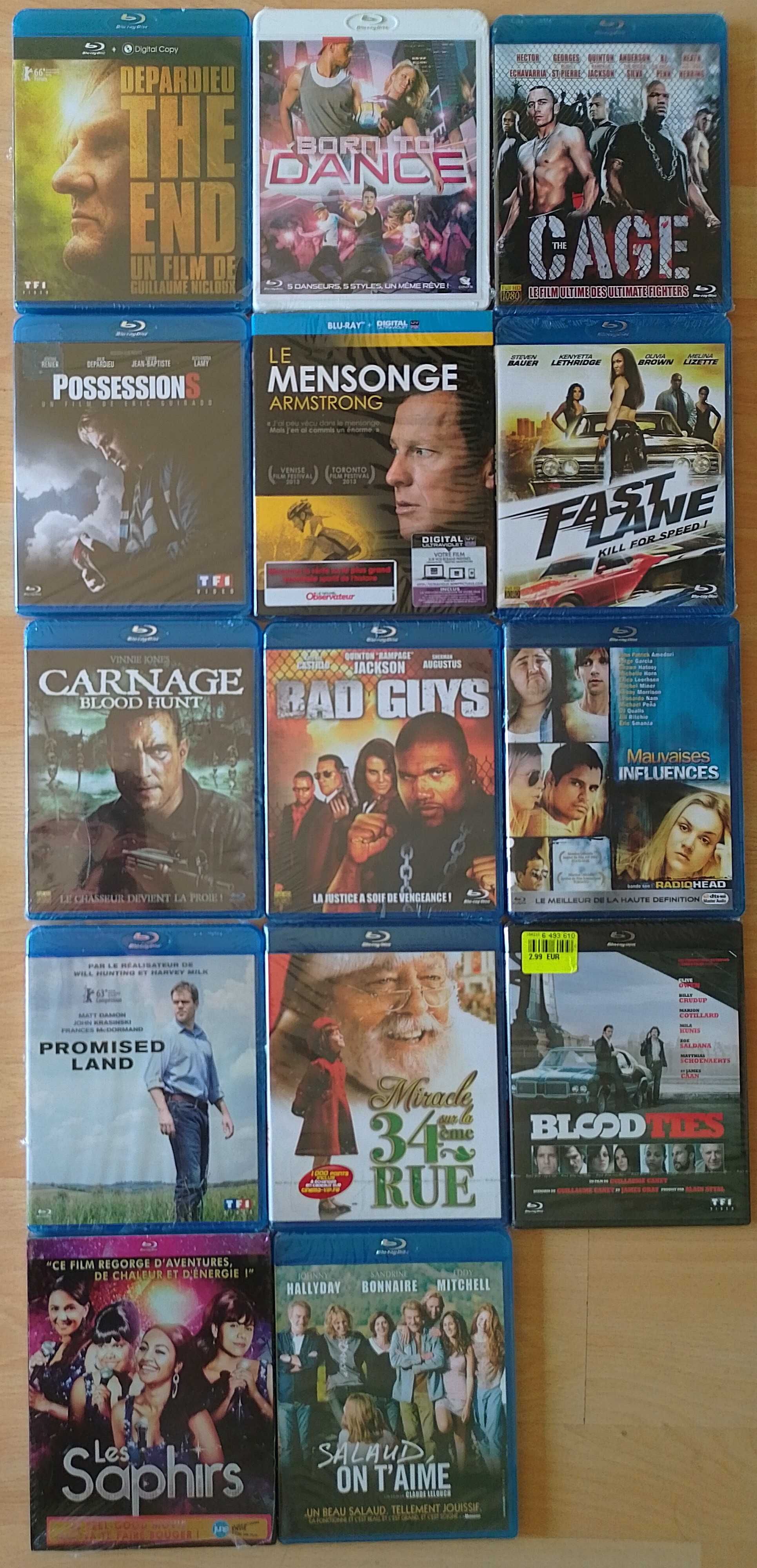 Филми на Blu-ray нови запечатани