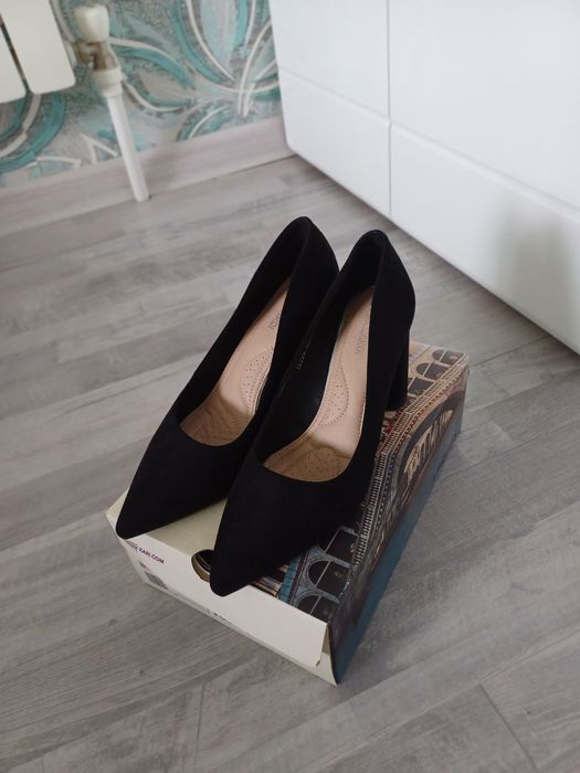 Туфли женские замшевые