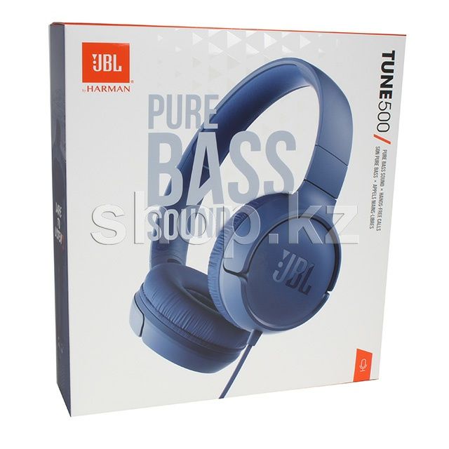 Наушники Гарнитура JBL Tune 500, Blue