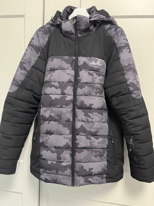 Geaca schi Ellesse Amadis, Negru/Gri, L