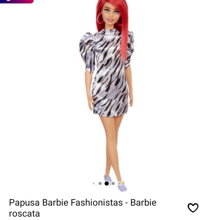 Papusa barbie fashionista ,sigilata(vintage)