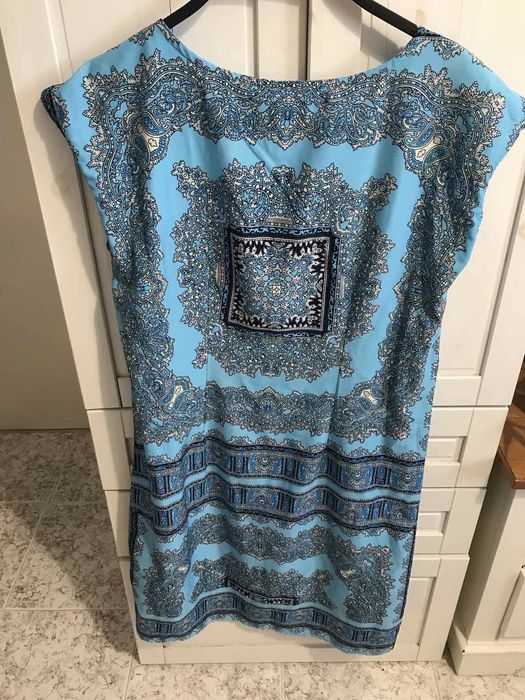 Лятна рокля в светлосиньо