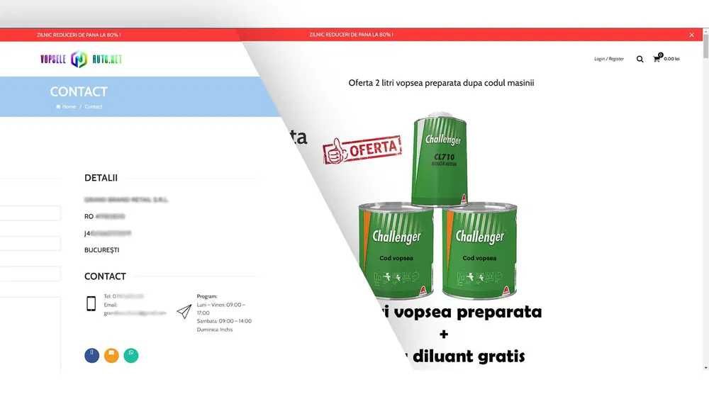Site / Website - Magazin Online - Logo PENTRU AFACEREA TA