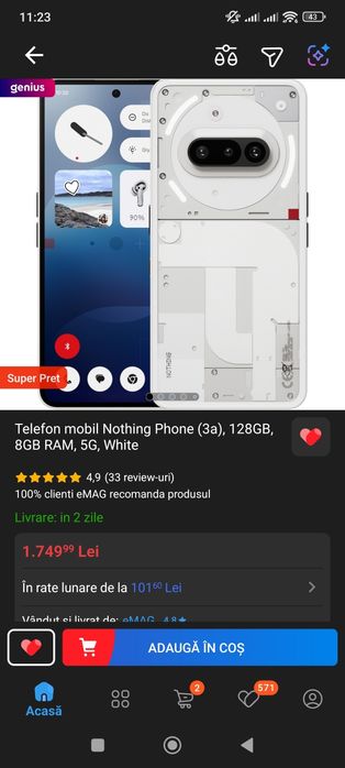 Telefon Nothing 3a