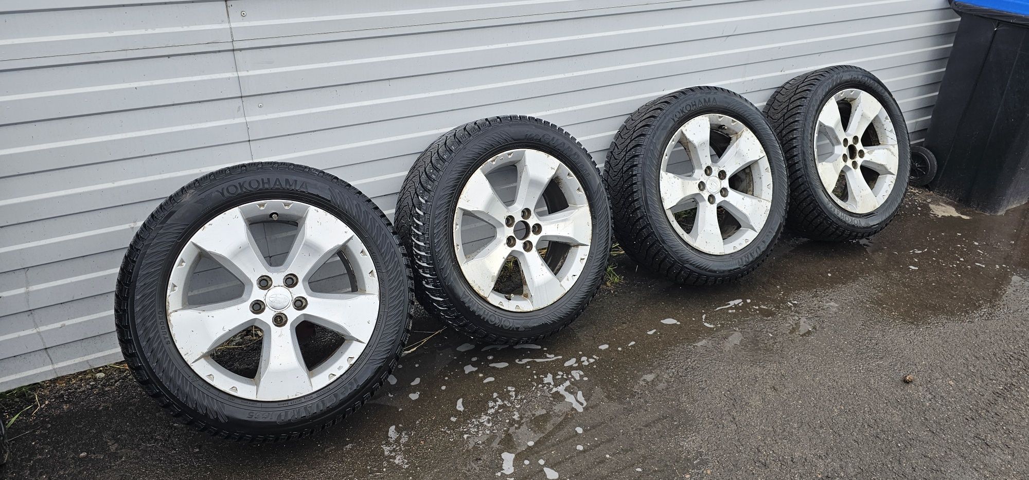 Диски r17 5х100 с резиной Yokohama icing guard ig-65 r17 225/55