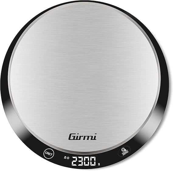 Кухненска везна Girmi 1г/5кг, дисплей с висока яркост, функция тара