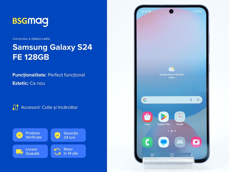 Telefon Samsung Galaxy S24 FE 128GB - BSGmag