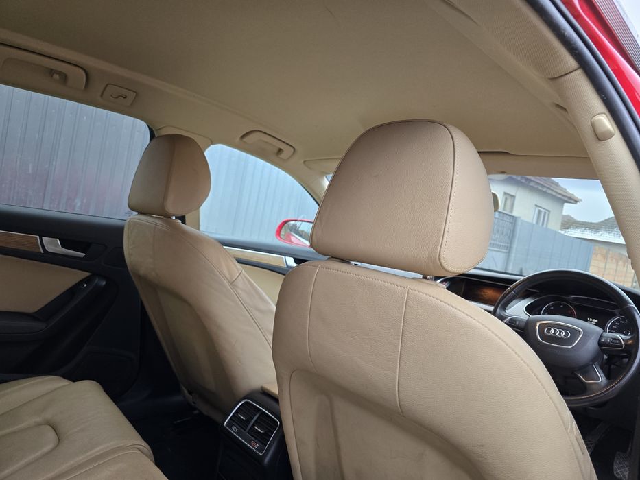 Scaune bancheta interior piele crem audi A4 B8 b8.5