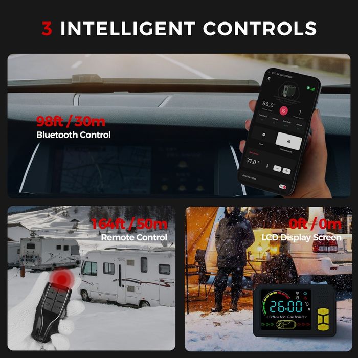 Webasto - Sirocou portabil 8KW 12v-24v-220v Bluetooth  Incalzitor auto