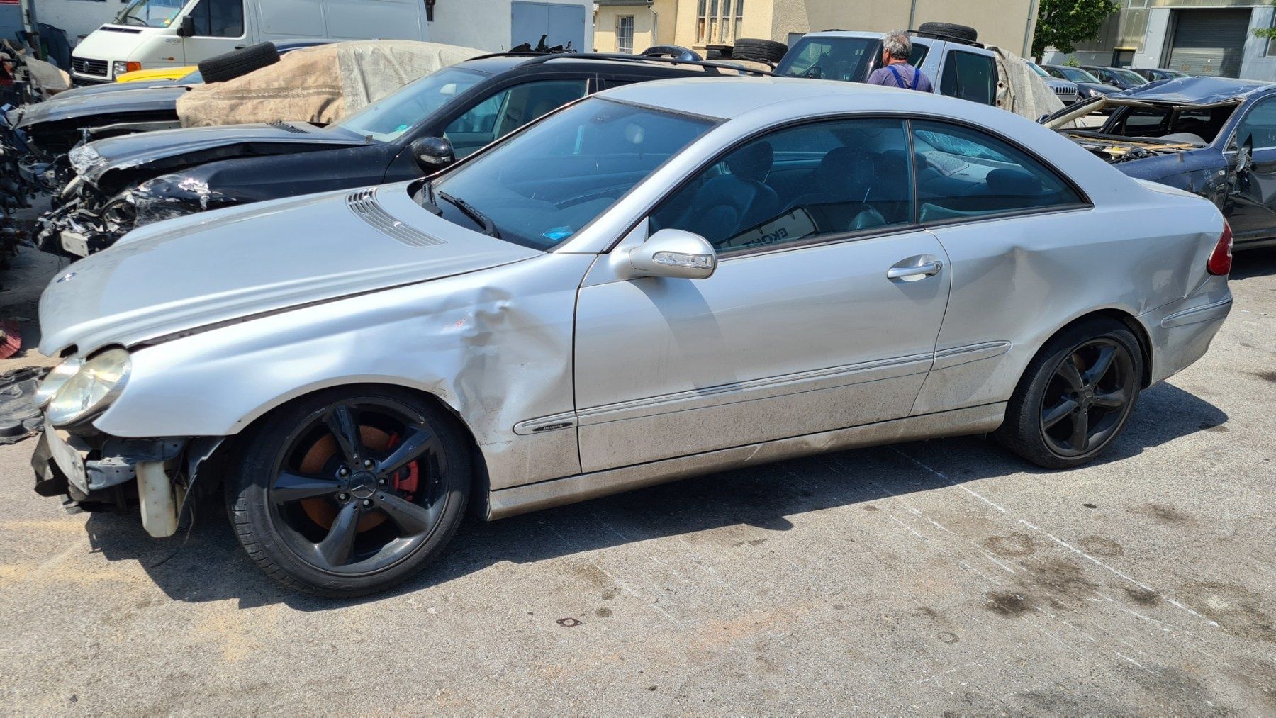 На части CLK270CDI Mercedes Мерцедес ЦЛК W209 C209 кожа 17 спорт пакет