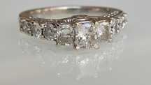 Inel aur 14k cu Diamante 1.97ct cert EGL