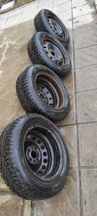 4 броя зимни гуми с джанти 185/60 R14