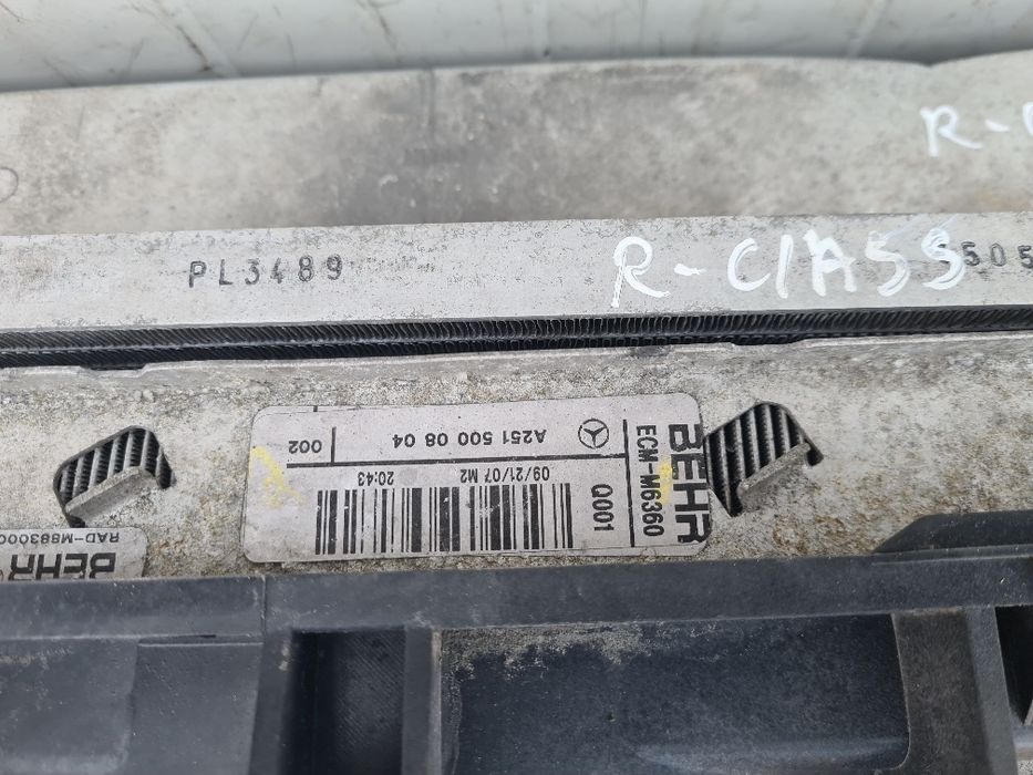 Ansamblu radiatoare, ventilator Mercedes ML W164, r classe w251