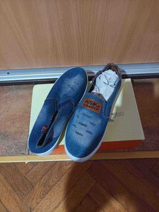 Vand sandale+espadrile din denim