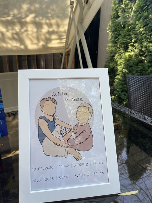 Tablou personalizat nou nascut