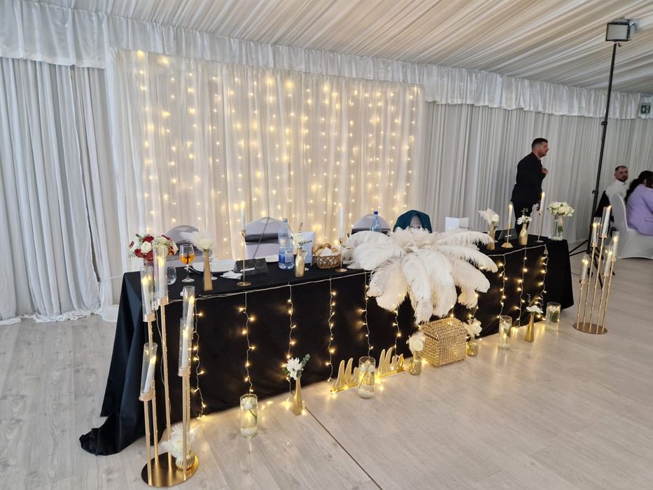 Aranjamente flori, pene, Fete de masa, Farfurii suport