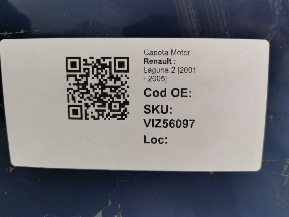 Капак Двигател Рено Лагуна 2 / Renault Laguna 2 Оригинален