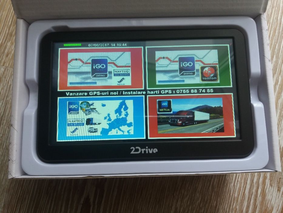 GPS Navigatie 7"HD+GATA DE DRUM- pentru Camion/Turism *Garantie 2 ani