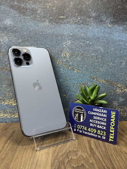 Iphone 13 pro max/128gb/2Ani Garantie Centrul de Telefoane/rate