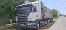 Vând ansamblul Scania R 420 + semiremorca Benalu