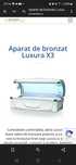 Vând aparat de bronzat Luxura X3