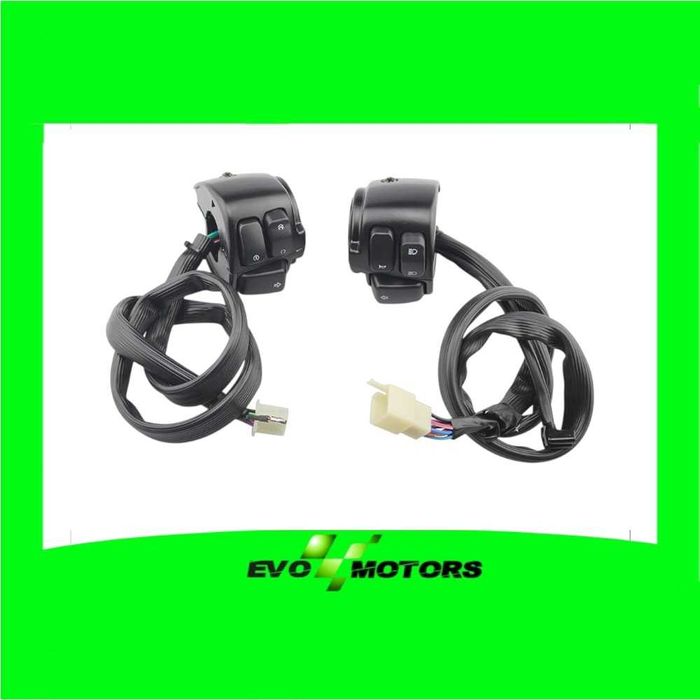 Comenzi Pornire Bloc Lumini Ghidon 25mm Cafe Race Custom Bobber A725