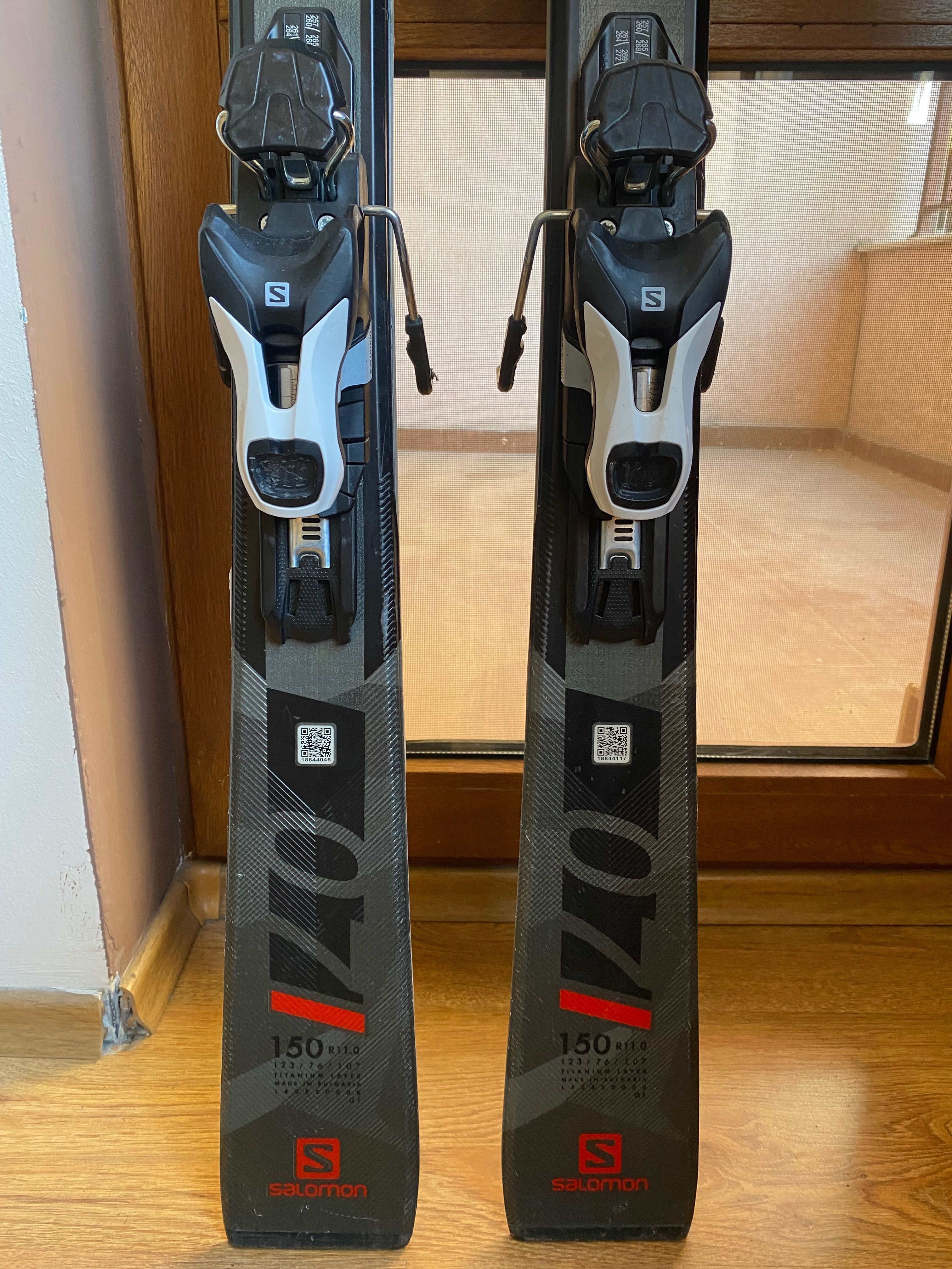 ски Salomon S/FORCE 7  2021, 123/76/107,11м радиус ,150cm Мъжки/Дамски