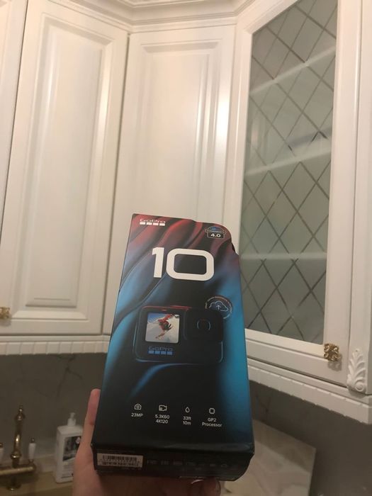 Новая экшн камера GoPro HERO 10 Black, срочно продам. Оригинал