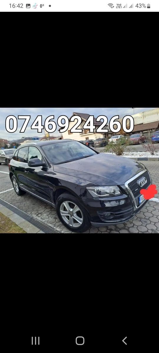 Audi Q5 - 4×4 tdi - 2010 Urgent
An 2010
10700 euro
Chilometrii reali 1