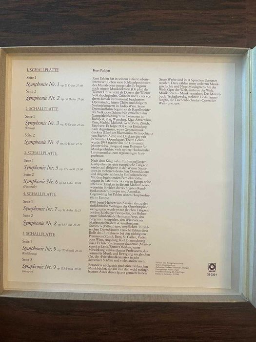 Vinyl Box Beethoven
