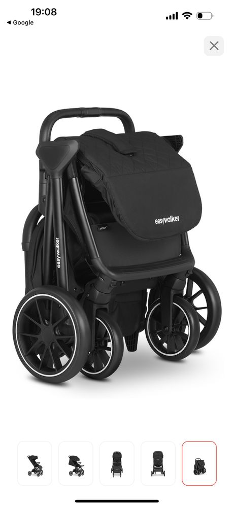 Коляска Коляска прогулочная Easywalker Jackey черный