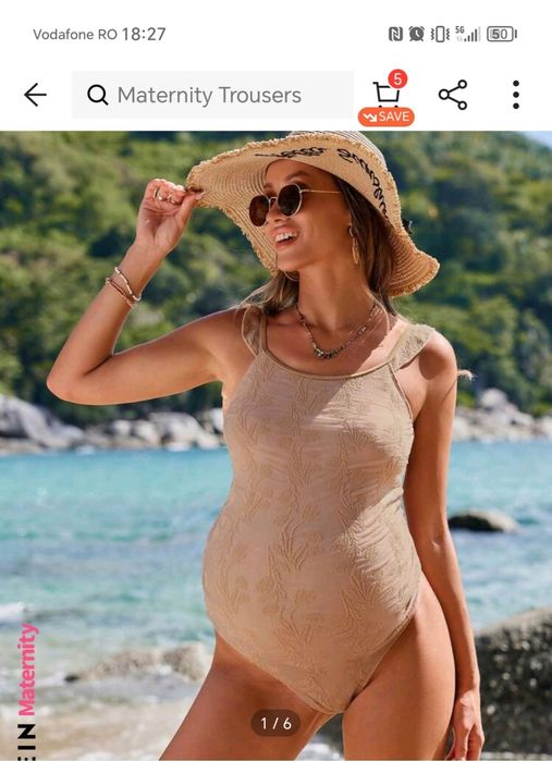 Costum de baie intreg pentru gravide