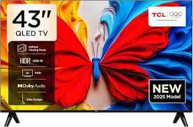 телевизор TCL 43S5K, Qled VA екран, dolby audio, +прощивка, +доставка