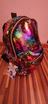 Rucsac paiete multicolor