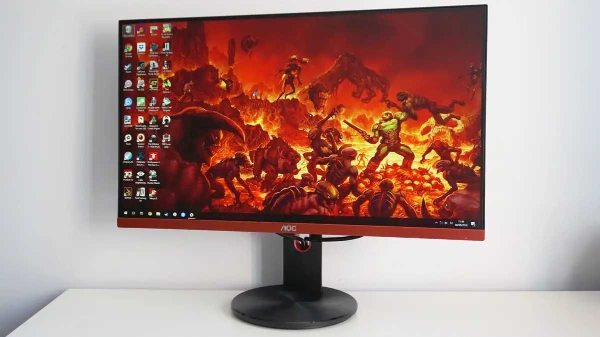 Monitor LED TN AOC 24.5", Full HD, 1 Ms, FreeSync, 144 Mz