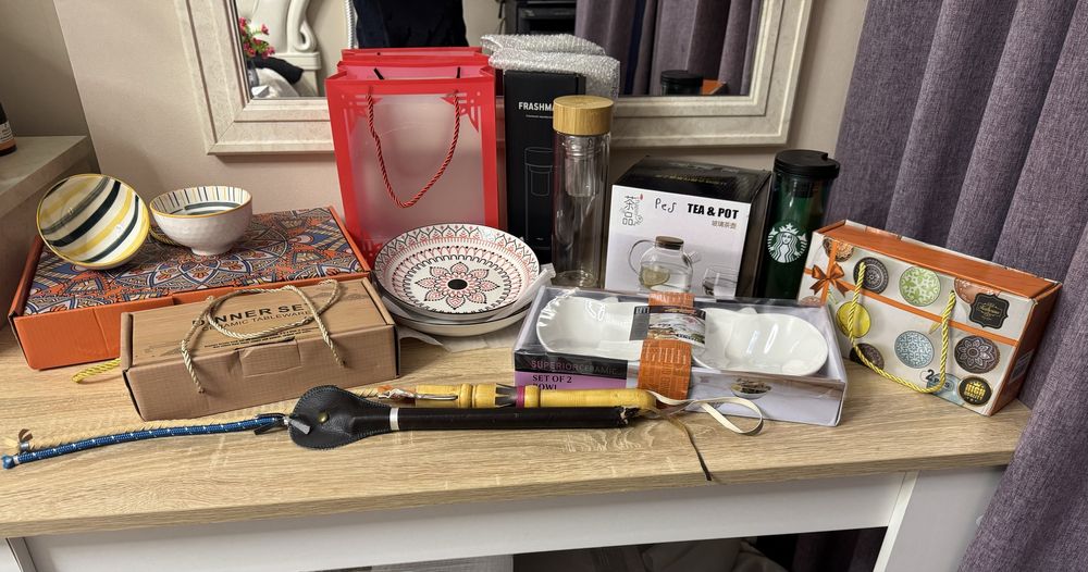 Подарки для тоя Призы новые посуды, для калжа